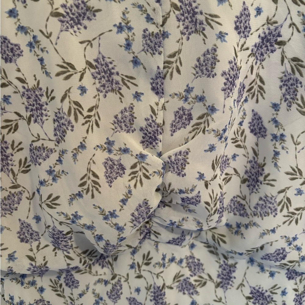 Lush Light Blue Lilac Floral Dress Size Small NWT - Picture 4 of 13